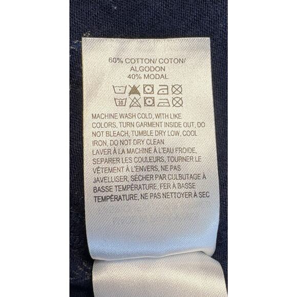 Lucky Brand Top Tee Shirt Persian Carpet Navy 2X plus Short Sleeves Modal Blend - Picture 9 of 10